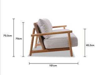 Corsica Outdoor Lounge in 3 Seater 5.