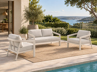 Covina Sofa Set | Outdoor Lounge Setting in 4 Seater / Without Coffee Table 6