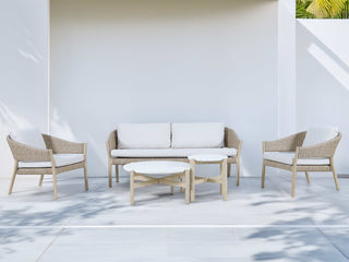 Croft Sofa Set | Outdoor Lounge Setting in Talara Coffee Table 2
