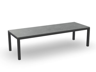 Danli Outdoor Dining Table in Charcoal / Palladium / 280x100cm 2.