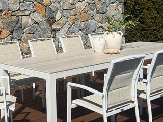 Danli Ceramic Table with Verde Chairs 11pc Outdoor Dining Setting_4
