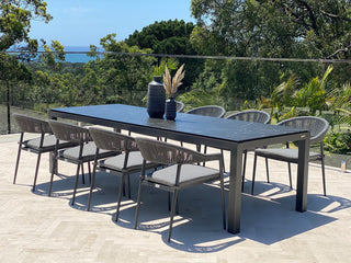 Danli Ceramic Table with Nivala Chairs 11pc Outdoor Dining Setting_3