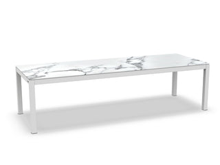 Danli Outdoor Dining Table in White / C55 / 280x100cm
