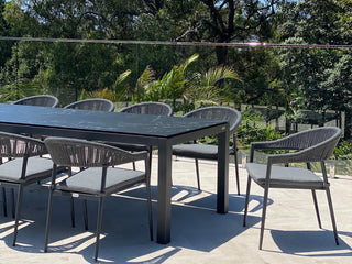 Danli Ceramic Table with Nivala Chairs 11pc Outdoor Dining Setting_2