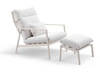 Davao Outdoor Armchair in With Ottoman