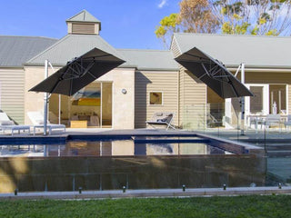 Outdoor Umbrella Cover Eclipse 3m Square in Slate 1