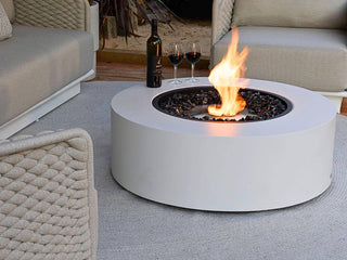 Ecosmart Ark 40 Outdoor Fire Pit in Bone 4.