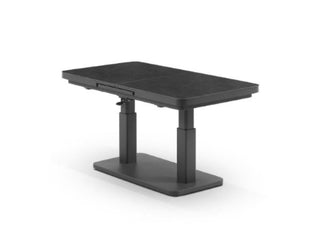 Essen Lift & Extension Outdoor Dining Table in Charcoal / Slate 3