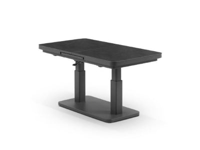 Essen Lift & Extension Outdoor Dining Table in Charcoal / Slate 3