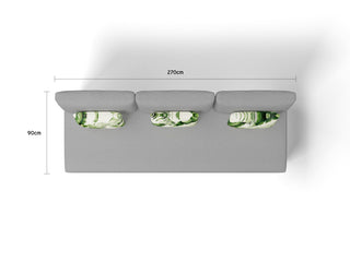 Fano Outdoor Lounge in 3 Seater 3.