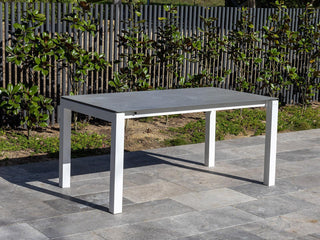 Syd Floorstock Sale- Forli Ceramic Extension Table with Safara Chairs -7pc Outdoor Dining Setting_2