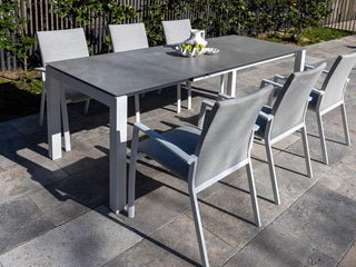 Forli Outdoor Dining Chair in White 1