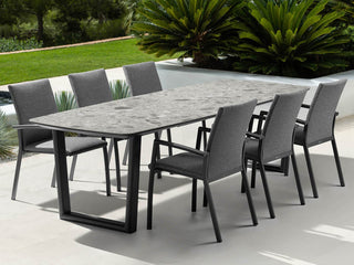 Forli Outdoor Dining Chair in Charcoal 1