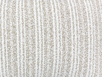 Frankie Stripe Outdoor Bolster Cushion in Oat 1