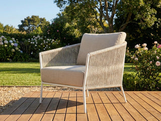 Gizella Sofa Set | Outdoor Lounge Setting in White / Linen / Antique / Without Coffee Table_3