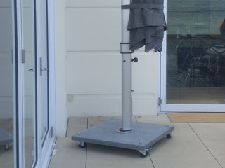 Granite Umbrella Base with Wheels in 90kgs