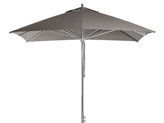 Greenwich 3m Square Outdoor Market Umbrella in Smoked Tweed