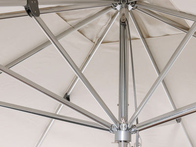 Greenwich 3m Square Outdoor Market Umbrella in Hamptons - close-up 4.