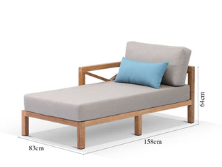 Hampton Outdoor Chaise in Left 4.