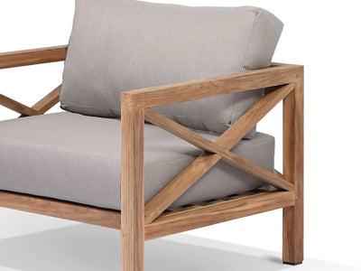 Hampton Teak Outdoor Armchair_2