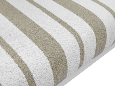 Hampton Sofa Set | Outdoor Lounge Setting in White / Chester Stripe / Without Coffee Table_6
