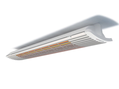 Heatscope Pure+ 3000W Electric Radiant Outdoor Heater in White 9.