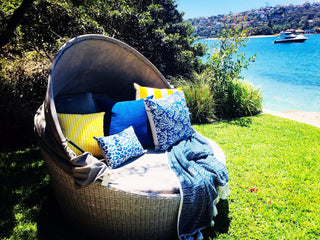 Cebu Outdoor Daybed in Elk / Carbon Beige 3.