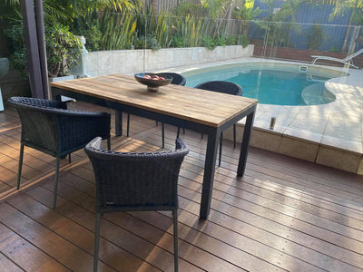 Isla Outdoor Dining Chair - detail.