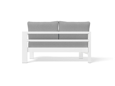 Aspen Modular | Outdoor Lounge Setting in White / Grey Chine / 6 Seater / Adele 140x63cm_8