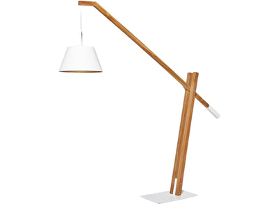 Jane Outdoor Solar Lamp with Stand in Matte White