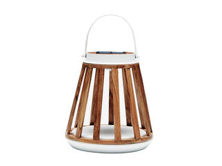 Kate Outdoor Solar Lamp in White / Small