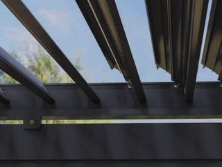Kayden Outdoor Pergola in Charcoal / 4x3m - lifestyle.