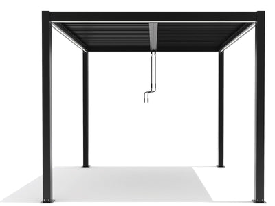 Kayden Outdoor Pergola in Charcoal / 3x3m.