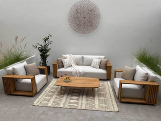 in Teak / Natte Oyster / Float Coffee Table_1