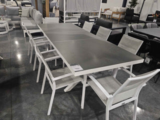 FLOORSTOCK SALE - Lago Extension Table with Toledo Chairs
