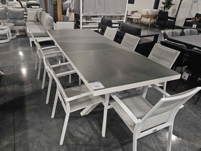 FLOORSTOCK SALE - Lago Extension Table with Toledo Chairs