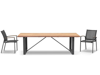 Laguna Outdoor Dining Table in Charcoal / 290x100cm 2.