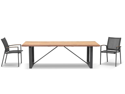 Laguna Outdoor Dining Table in Charcoal / 290x100cm 2.