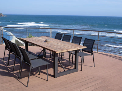 Laguna Outdoor Dining Table in Charcoal / 240x100cm 4.
