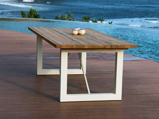 Laguna Outdoor Dining Table in White / 240x100cm 5