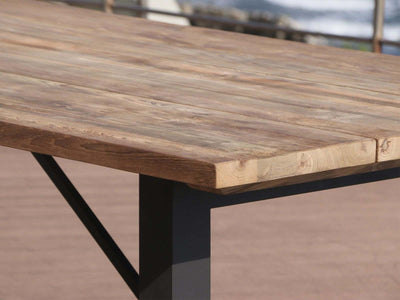 Laguna Table & Twain Teak Arm Chair | Outdoor Dining Setting in Charcoal / Cinder / 11pc 290cm_5