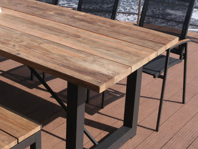 MELB FLOORSTOCK SALE - Laguna Teak Outdoor Table - 240 x 100cm_8