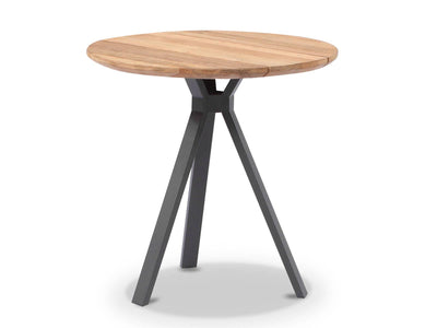 Larsen Round Outdoor Side Table in 600x600H - side view 3.