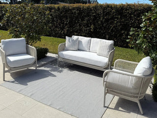 Lavon Outdoor Lounge in Dune / Lavazza / Cloud 2 Seater 3