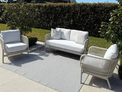 Lavon Outdoor Lounge in Dune / Lavazza / Cloud 2 Seater 3