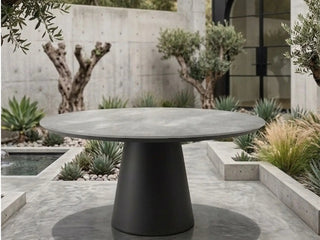 Lima Outdoor Dining Table in Charcoal / Palladium 2