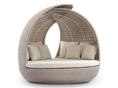 Lotus Outdoor Daybed in Elk / Beech 1