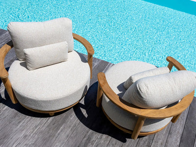 Lucca Swivel Outdoor Armchair