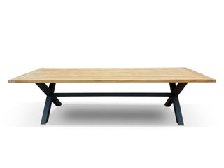 Lyon Outdoor Dining Table in Charcoal / 290x100cm 2.