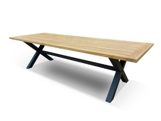 Lyon Outdoor Dining Table in Charcoal / 290x100cm 1